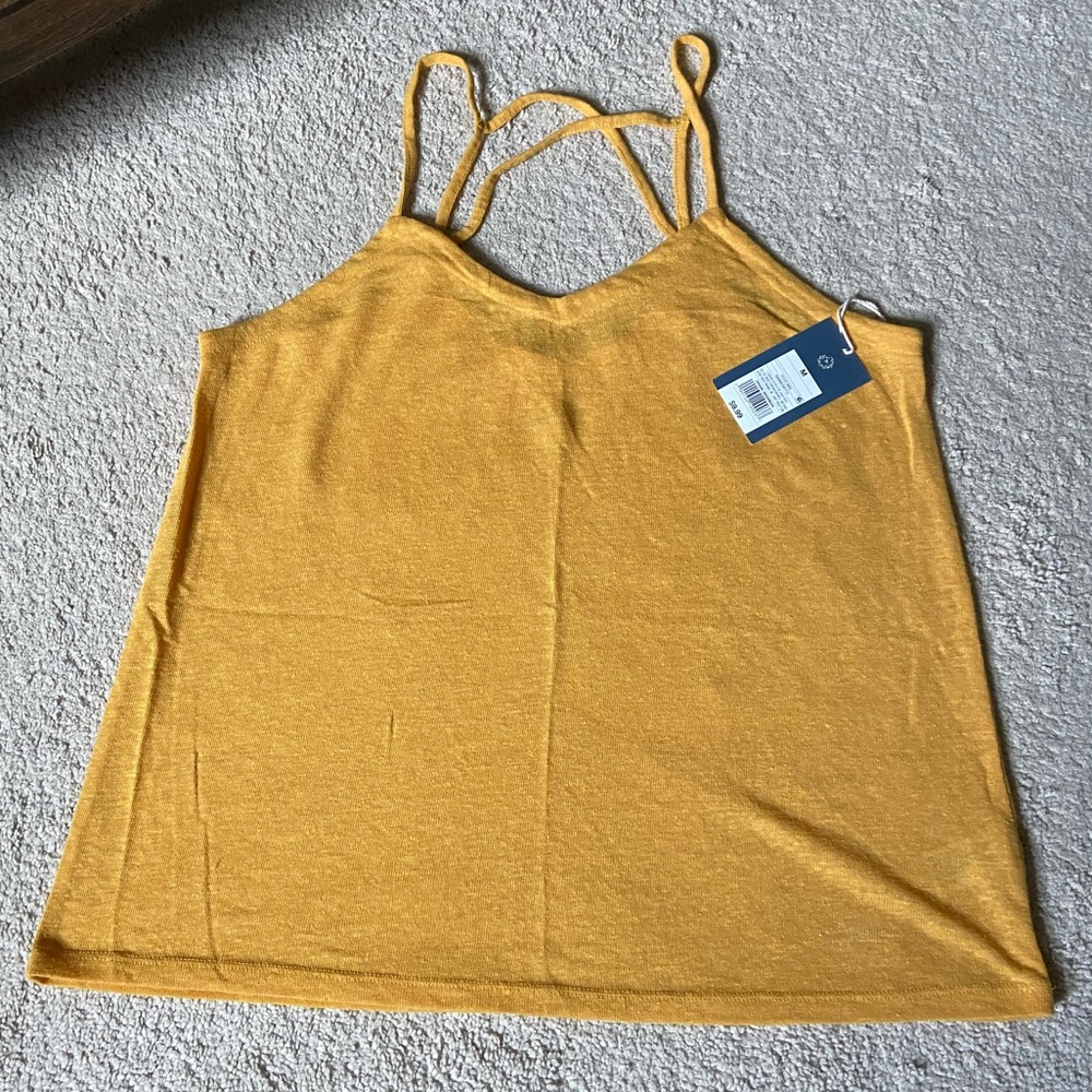 Yellow tank top